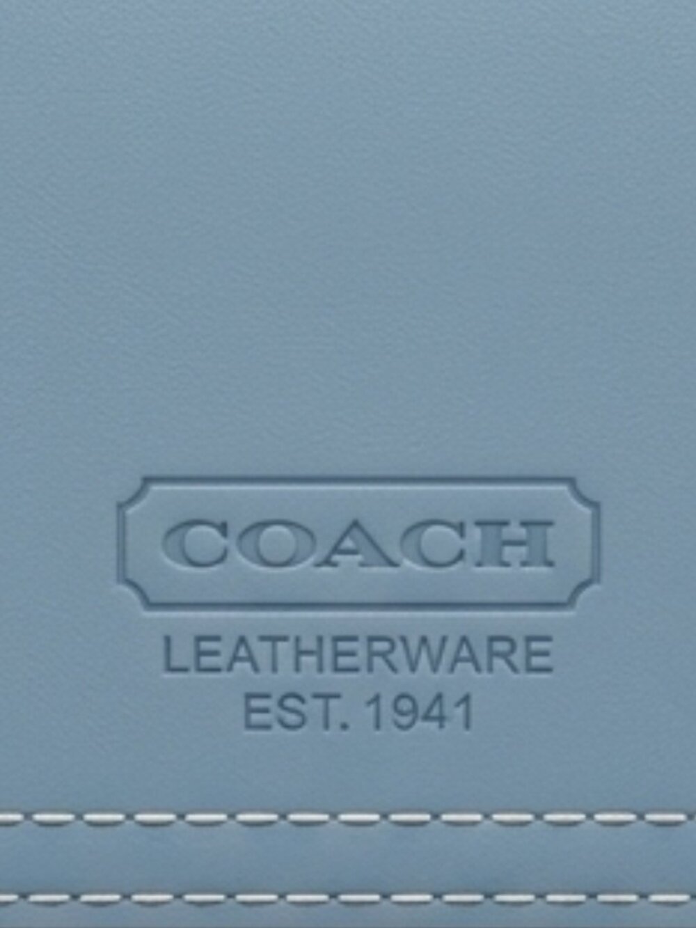 New, Vintage, Coach Legacy Blue Leather Card Wallet - Picture 5 of 16